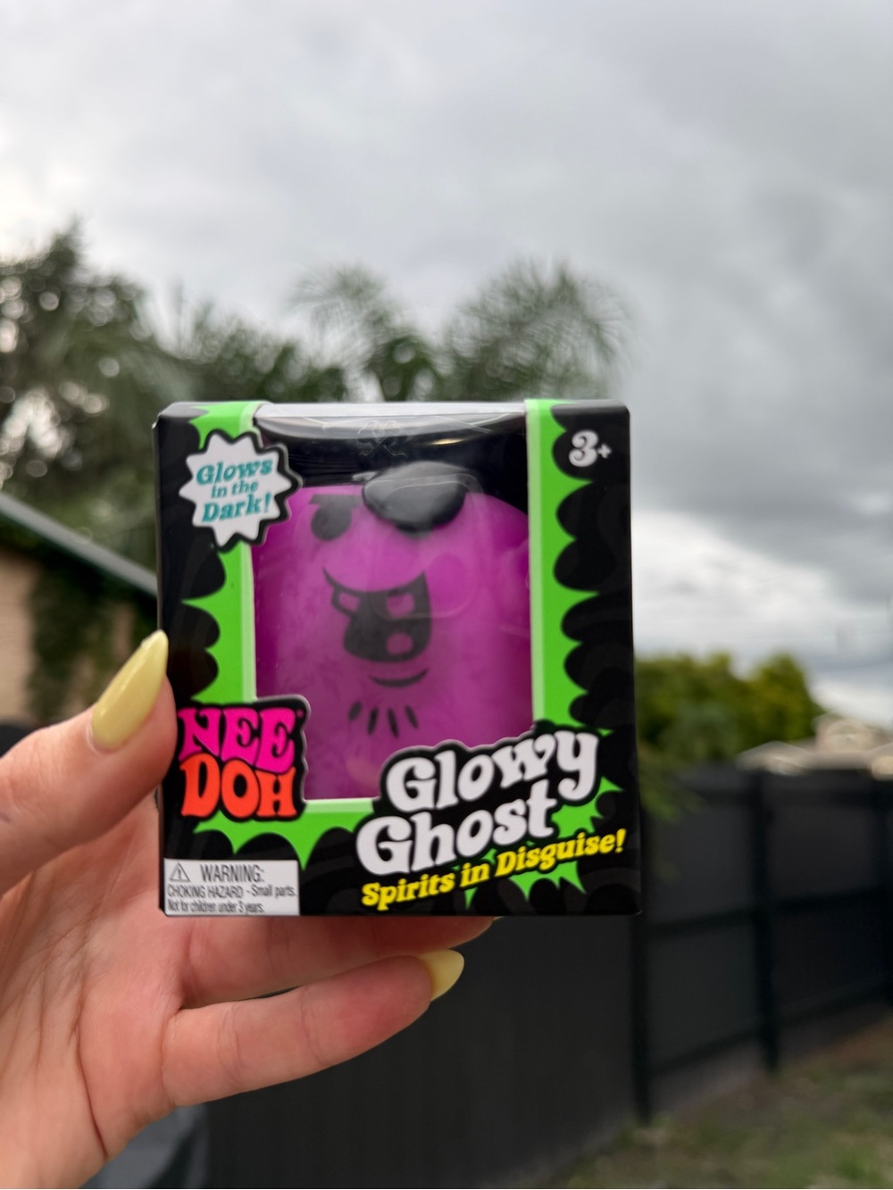 Glowy Ghost Stress Toy - Pink Glow